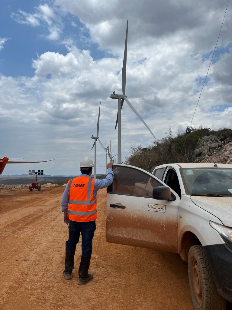Equipe do Grupo Agage em campo